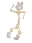 AnimALL Hračka Mr.Roper Králík kůže+lano 57 cm/12 mm (110308)