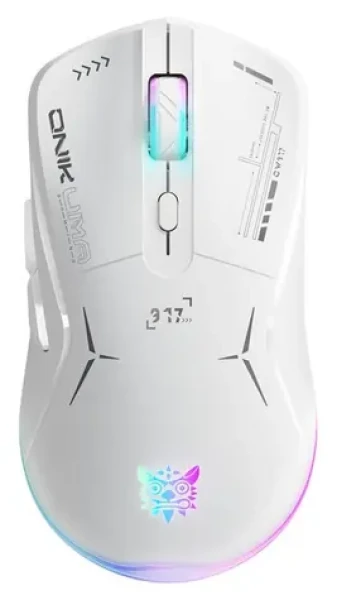 ONIKUMA CW917 bílá / Herní myš / bezdrátová / RGB / 800-2800 DPI (CW917 Wireless White)