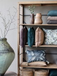 Chic Antique Sametový povlak na polštář Aix Mocca 50 × 50 cm, hnědá barva, textil