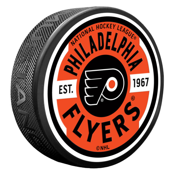 Mustang Puk Philadelphia Flyers NHL Gear Textured Puck