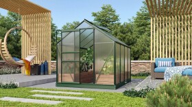 Polykarbonátový skleník – Vitavia Venus 5000, PC 4 mm zelený