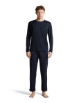 Pánské merino triko dlouhý rukáv ICEBREAKER Mens Merino 150 Lodge LS Tee, Midnight Navy velikost: L