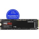 SAMSUNG 990 PRO 1TB / SSD / M.2 NVMe PCI-E 4.0 / TLC / R:7450 MBps / W:6900 MBps / IOPS: 1200K1550K / MTBF 1.5mh / 5y (MZ-V9P1T0BW)