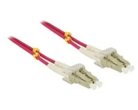 Delock LC-LC / Optický kabel / Multimód 50/125 OM4 / 1 m (84640)