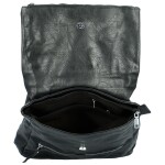 Stylový dámský koženkový kabelko-batoh Admir, černý