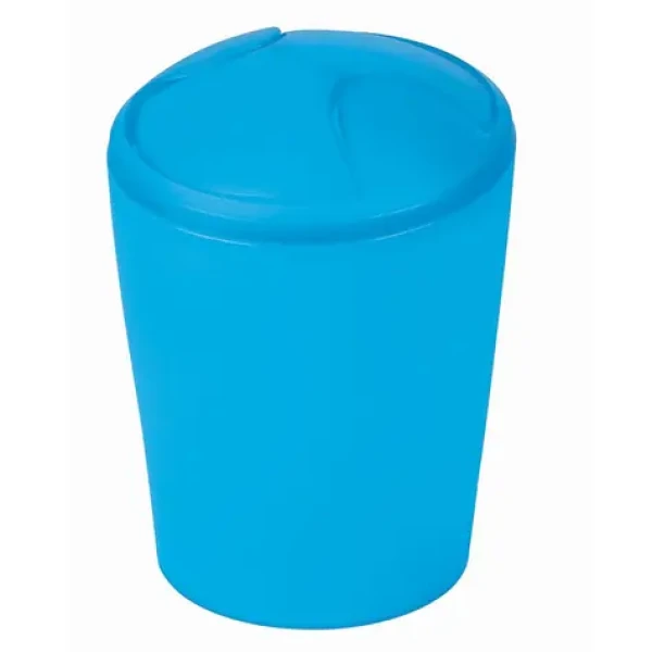 Spirella MOVE výklopný odpadkový koš 5 L modrý / plast (7610583095848)