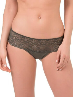 Kalhotky brazilky 20606 khaki zelené - Selmark M