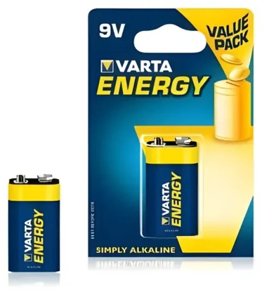Varta Energy 9V / Baterie / 9V / alkalická / 1 ks (9V 6LR61)