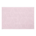 Spirella CUBO světle růžová / Koupelnová předložka / bavlna / 50 x 80 cm / protiskluzová