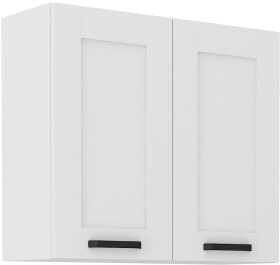 Horní skříňka Luna 80 G-72 2F Barva korpusu: Bílá, Barva dvířek: Bílá