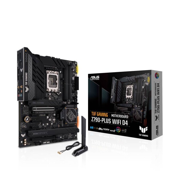 ASUS TUF GAMING Z790-PLUS WIFI D4 / Z790 / LGA 1700 / 4x DDR4 / PCIEx16 / 1x 2.5GLAN / Wi-Fi / ATX (90MB1CR0-M0EAY0)