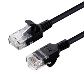 MicroConnect V-UTP6075S-SLIM RJ45 síťové kabely, propojovací kabely 7.5 m černá 1 ks