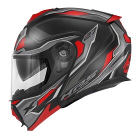 Přilba Givi X.27F Sebr Sector matná černá-titan-červená