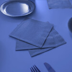 Ubrousky modré 20 ks 33 cm x 33 cm Ubrousky modré 20 ks 33 cm x 33 cm