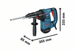 BOSCH GBH 3-28 DFR Professional + SSBF Case / Vrtací kladivo / 800W / SDS-Plus / 4 000 ú-min (061124A000)