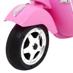 Mamido Dětský elektrický skútr Vespa růžový
