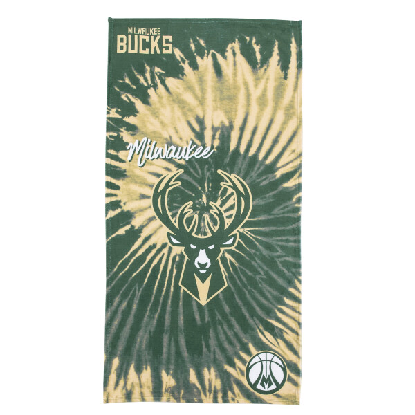 Great Branding Osuška Milwaukee Bucks NBA Psychedelic Beach Towel 76 x 152 cm