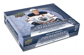 Hokejové Karty NHL 2021-22 Upper Deck Credentials Hobby Box