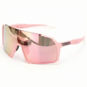 VeyRey Sportovní sluneční brýle Burub růžová obruba růžová skla (8596545422220)