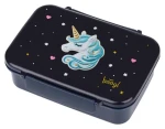 BAAGL Unicorn Gold / Box na svačinu s přihrádkami / BPA free / pro mikrovlnku a myčku