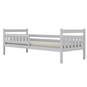 Postel Dawid standard + zábrana 90x200 bílá