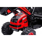 Mamido Dětský elektrický traktor s lopatou červený