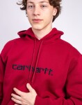Carhartt WIP Hooded Carhartt Sweat Scarlet/Graphite S
