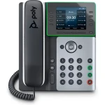 Poly Edge E300 černá (82M92AA) / IP telefon / 3,5palcový displej / PoE / USB-C / 2x RJ-45 (82M92AA)