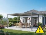 Lanit Plast hliníková bioklimatická pergola Premium Plus 4 x 3 m elektrická LG4092