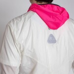 Běžecká bunda SALMING Sarek Jacket 21 White/Pink Velikost textilu: