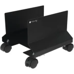 Techly ICA-CS-34 černá / Multimediální vozík / kovový / nosnost 25 kg / na kolečkách (ICA-CS-34)