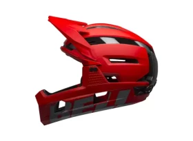 Cyklistická helma BELL Super Air Spherical mat/glos red/gray cm)