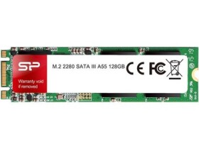 Silicon Power M.2 2280 A55 128GB / Interní SSD / 2.5 / SATA III / čtení:560MBs / zápis:530MBs / TLC (SP128GBSS3A55M28)