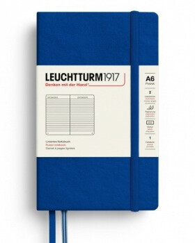 Zápisník Indigo, Pocket A6, 187l, linkovaný