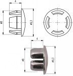 RAV Slezák - Značení na páčku, Chrom-1 SD0160