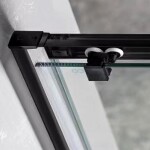 GELCO SIGMA SIMPLY BLACK Sprchové dveře pro rohový vstup 800, čiré sklo, GS2180B GS2180B