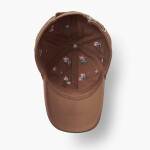 Rifle Paper Co. Kšiltovka s výšivkou Ditsy Dahlia, hnědá barva, textil