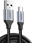 Ugreen 60124 černá / Kabel USB-A - USB-C / 0,25 m / rychlé nabíjení (60124)