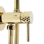 REA - Podomítková bidetová baterie LUNGO LOOP Diamond Gold REA-B8997