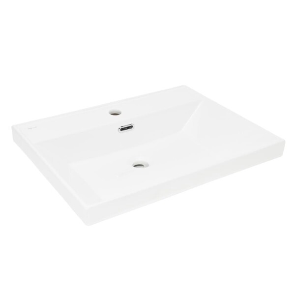 Nábytkové umyvadlo SAT B-Way 61x46,5 cm otvor pro baterii uprostřed SATBW6046 SATBW6046