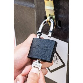 Zámek visací, litinový, ø 63 mm, STALCO