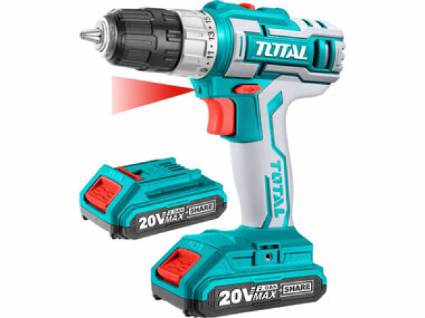 TOTAL-TOOLS TDLI200215 / Aku vrtací šroubovák / 20V / 1500 ot-min / 2x aku (TDLI200215)