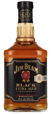 Jim Beam BLACK Extra-Aged Bourbon Whiskey 43% 0,7 l (holá lahev)