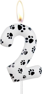 Dortisimo Svíčka s tlapičkami číslo 2