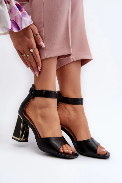 Sandály na podpatku model 197088 Step in style 37