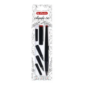 Herlitz Kaligrafické pero plnící / sada / černá (8623001)