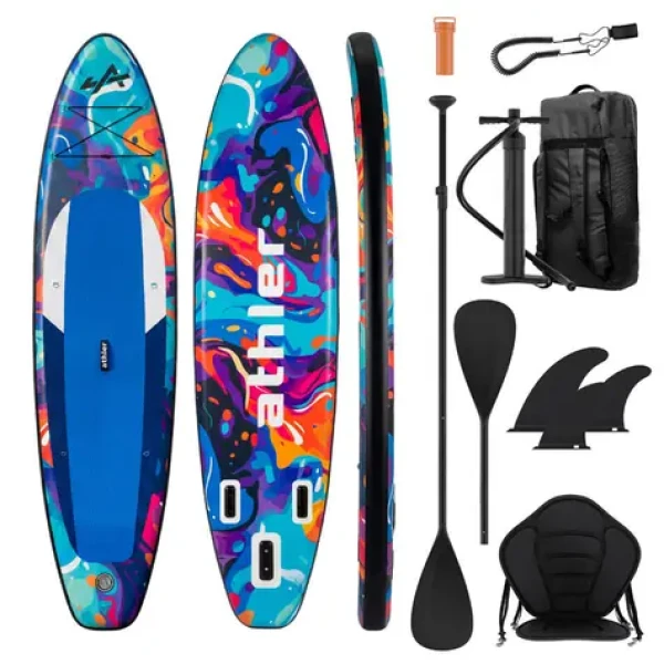 Athler Nafukovací Paddleboard SUP Cobia 320cm modrá / příslušenství / Max. nosnost 150kg (5900415031246)
