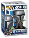 Funko POP: Star Wars - The Mandalorian with Grogu #818