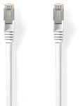 Nedis bílá / Síťový kabel RJ45 / Cat 8.1 / S/FTP / 5 m / LSZH / stíněný (CCGL85520WT50)
