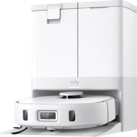 Anker Eufy X10 Pro Omni bílá / Robotický vysavač / 8000Pa / prachový sáček 2.5L / nádržka na vodu 3L (T2351G21)